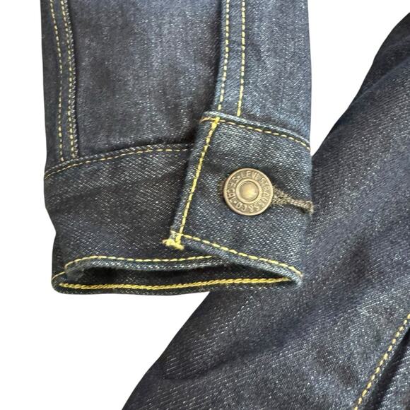 Levi's Sherpa Trucker Jacket Dark Rinse NEW Size Medium - Picture 9 of 14